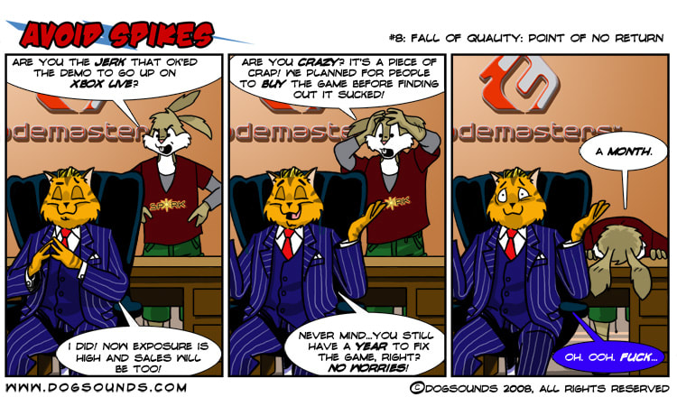 webcomic, furry, anthro, anthropomorphic, Avoid Spikes, slice of life, web comic, Foxx, Mart, furry comic, dogsounds, videohames, codemasters, Fall of Liberty